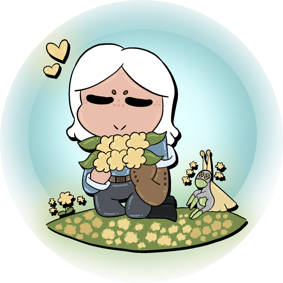 Smelling the flowers